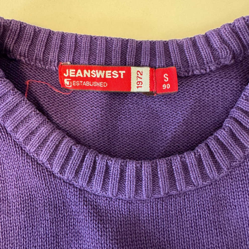 Men's Purple Turtleneck Sweater